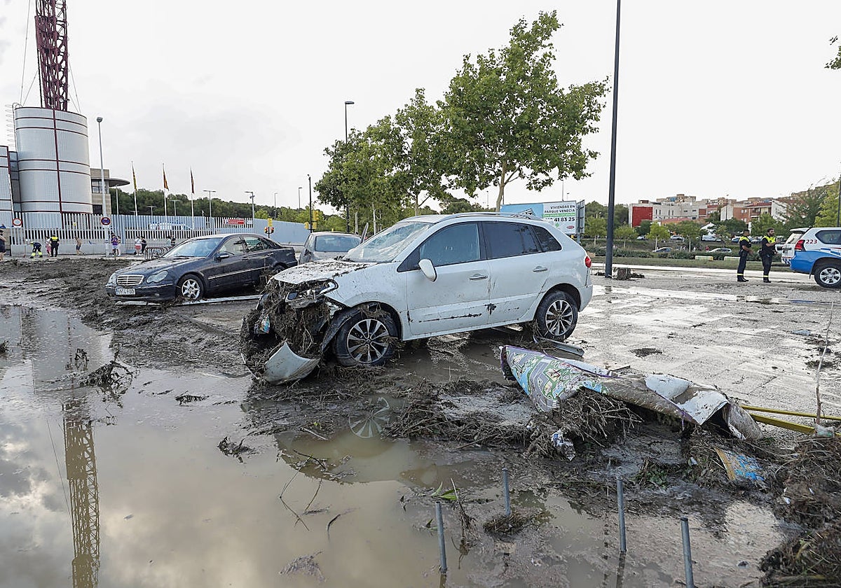 Destrozos causados por la lluvia