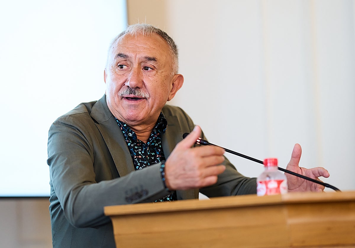 El secretario general de UGT, Pepe Álvarez