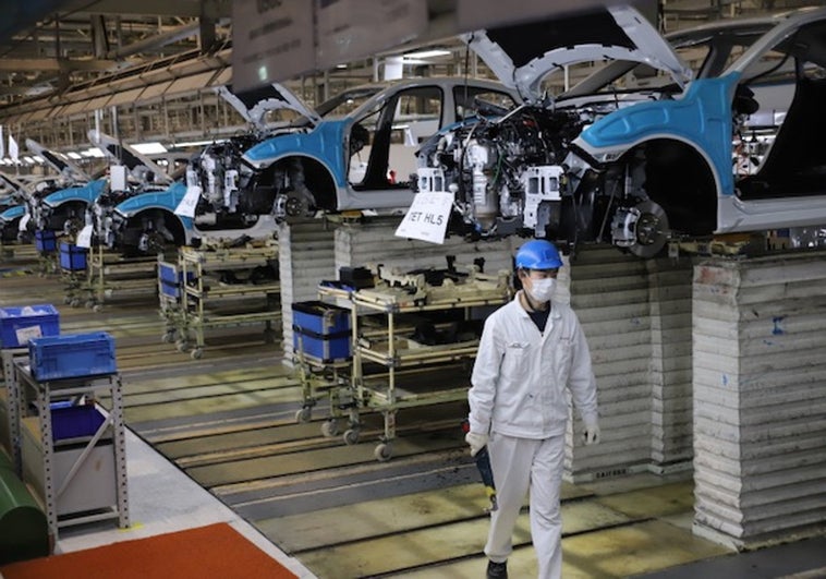 El sector de la automoción, sobre todo de coches eléctricos, es uno de los pocos que crecen ahora en China