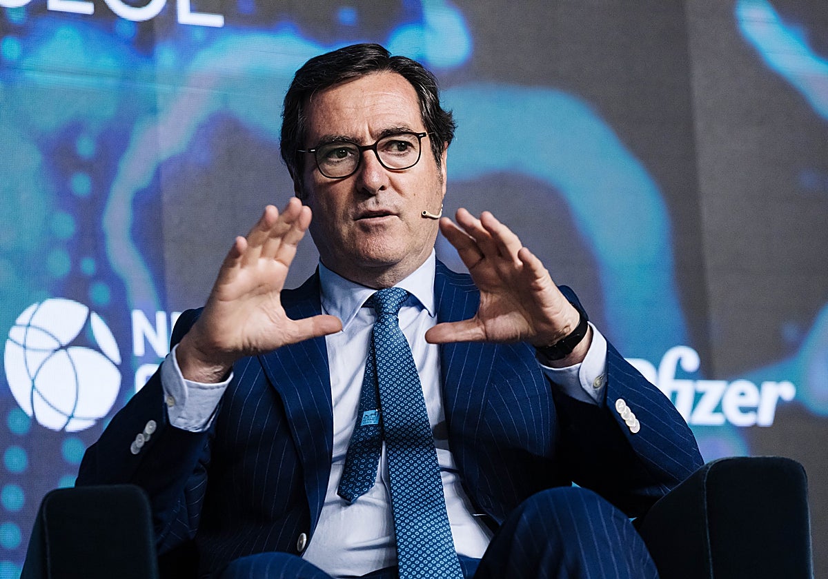 El presidente de la CEOE y vicepresidente de BusinessEurope, Antonio Garamendi