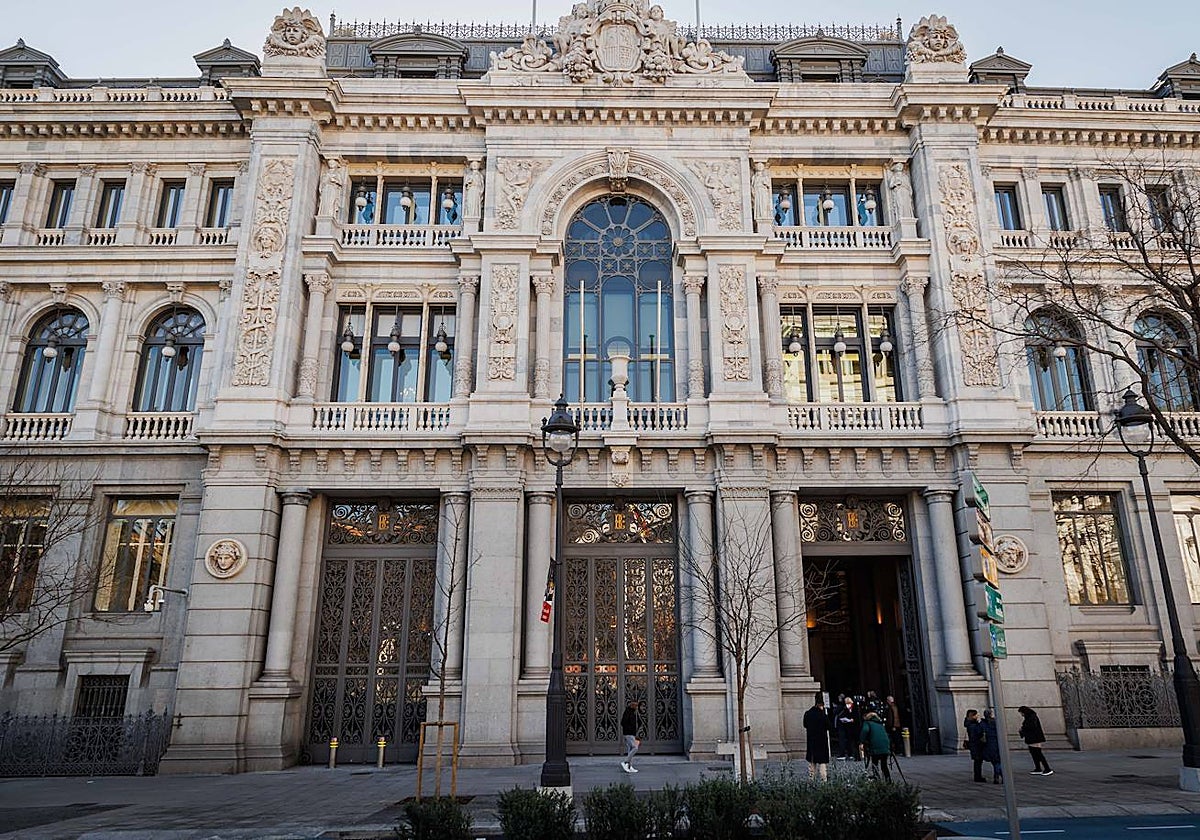 Fachada del Banco de España
