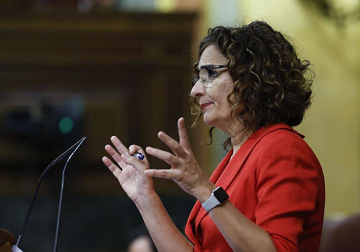 La ministra de Hacienda en funciones, María Jesús Montero