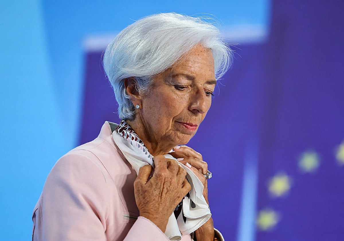 La presidenta del BCE, Christine Lagarde