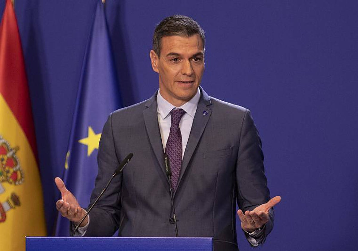El presidente del Gobierno en funciones, Pedro Sánchez