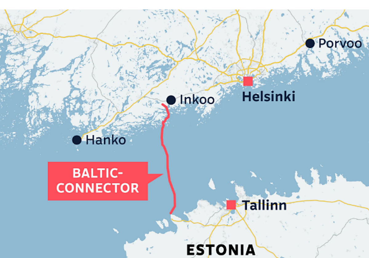 El gas sube un 10% por el presunto sabotaje de un gasoducto entre Finlandia y Estonia