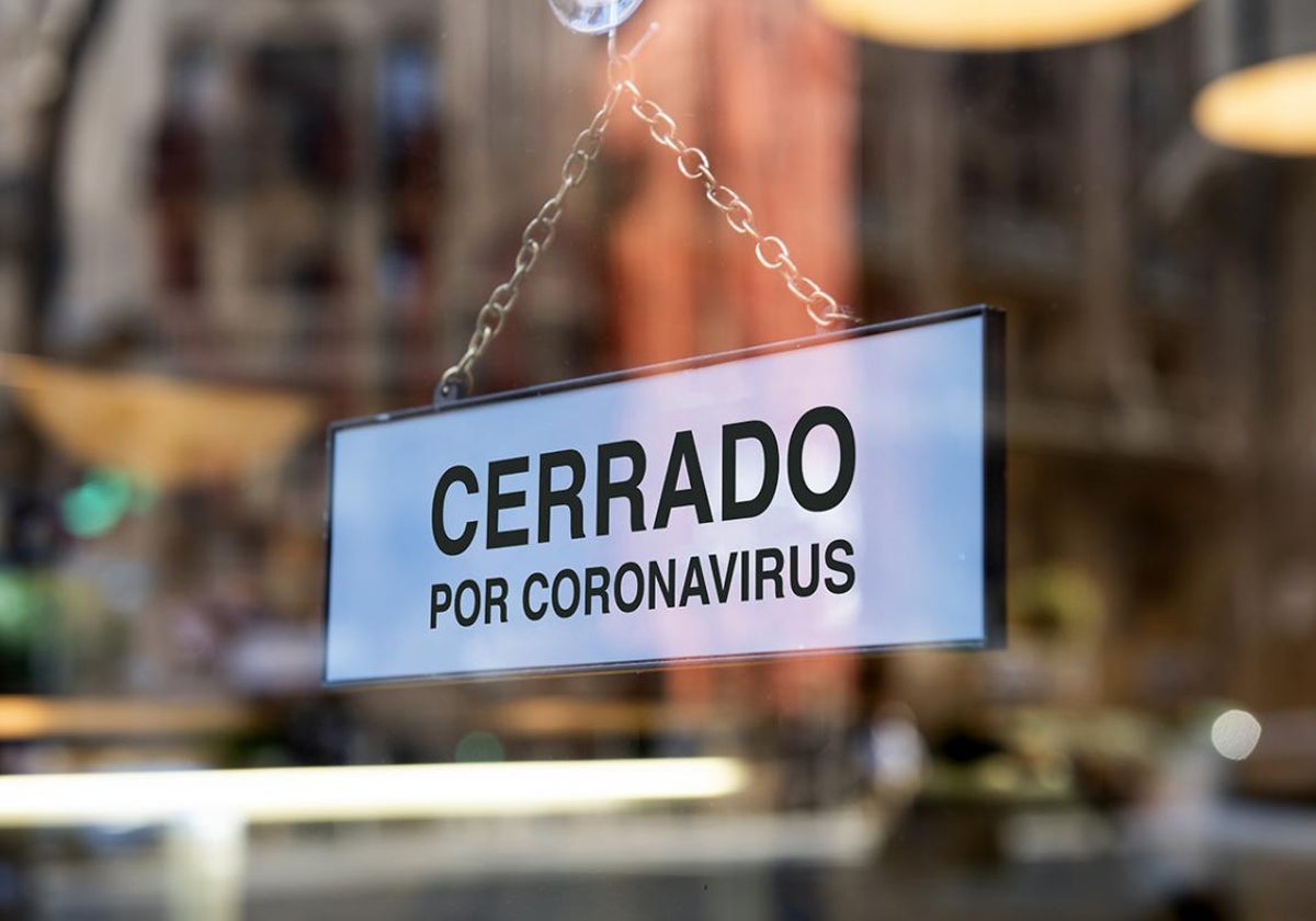 Local cerrado durante la pandemia