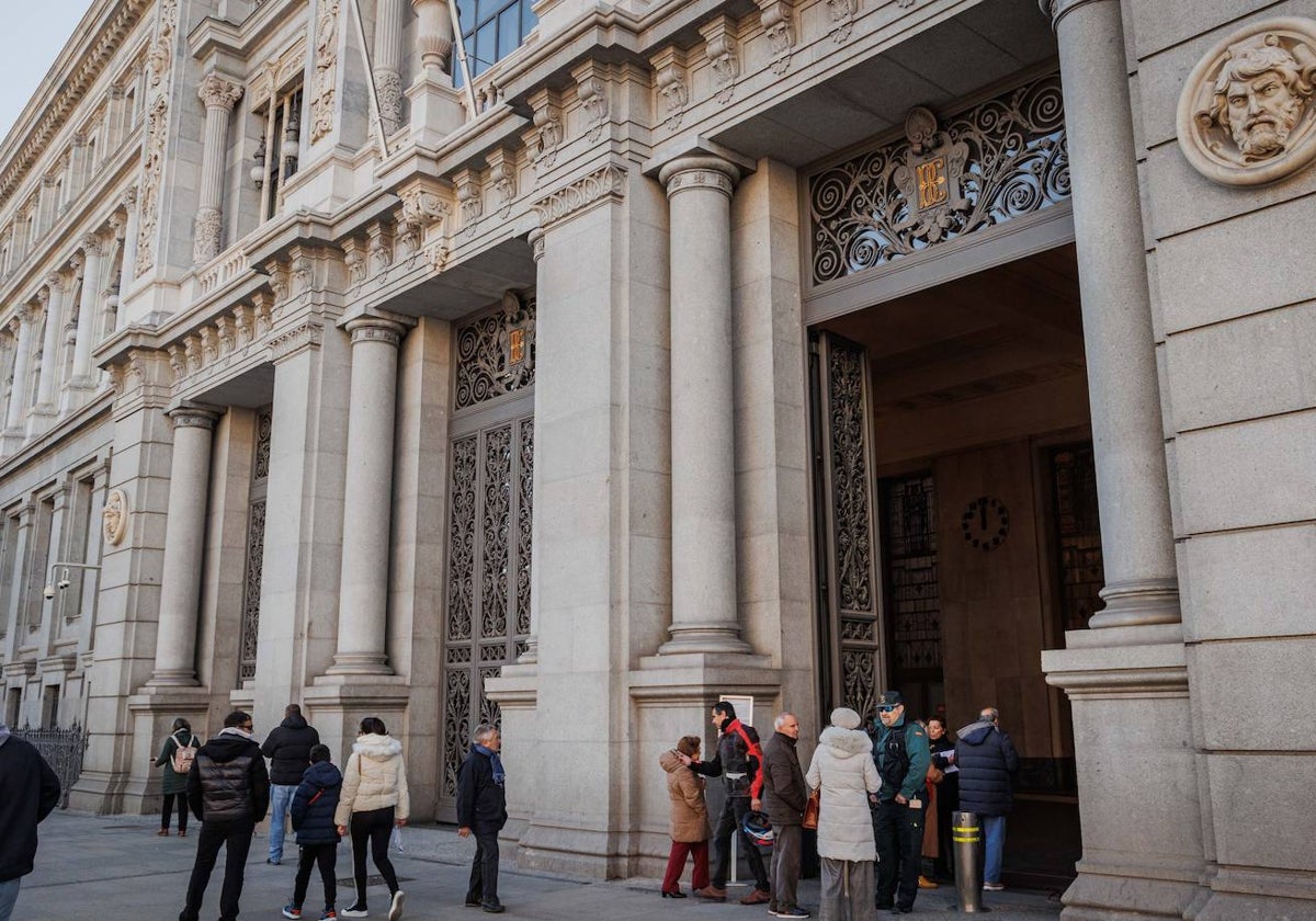 Exterior del Banco de España