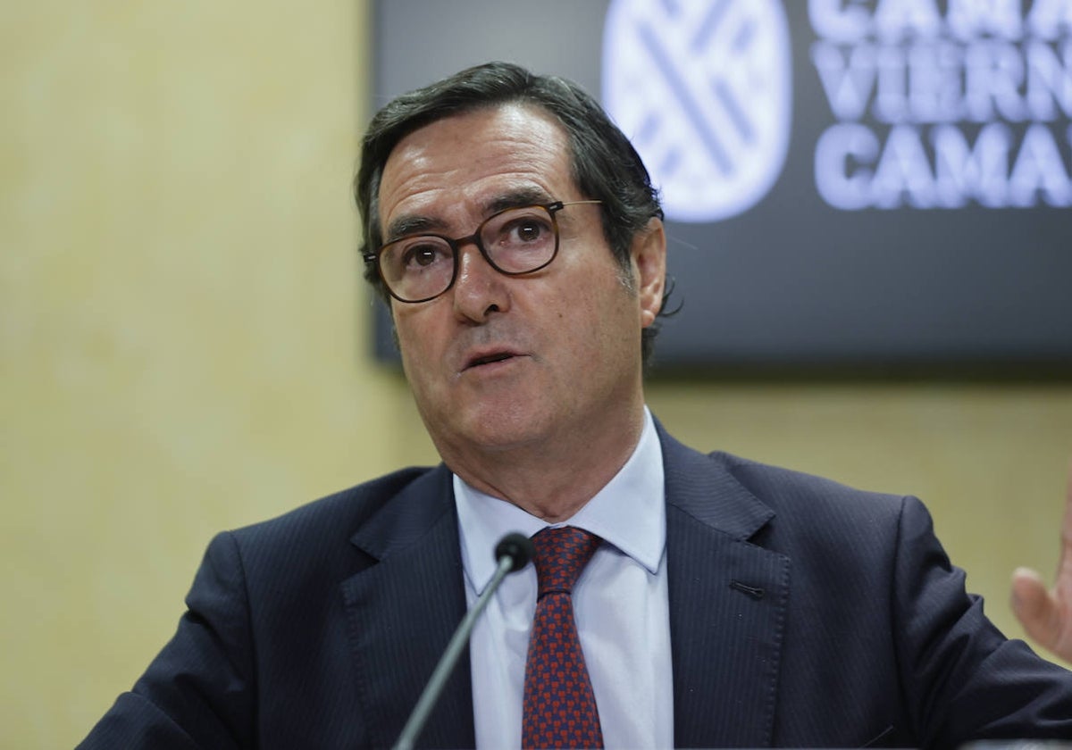 Antonio Garamendi, presidente de la CEOE