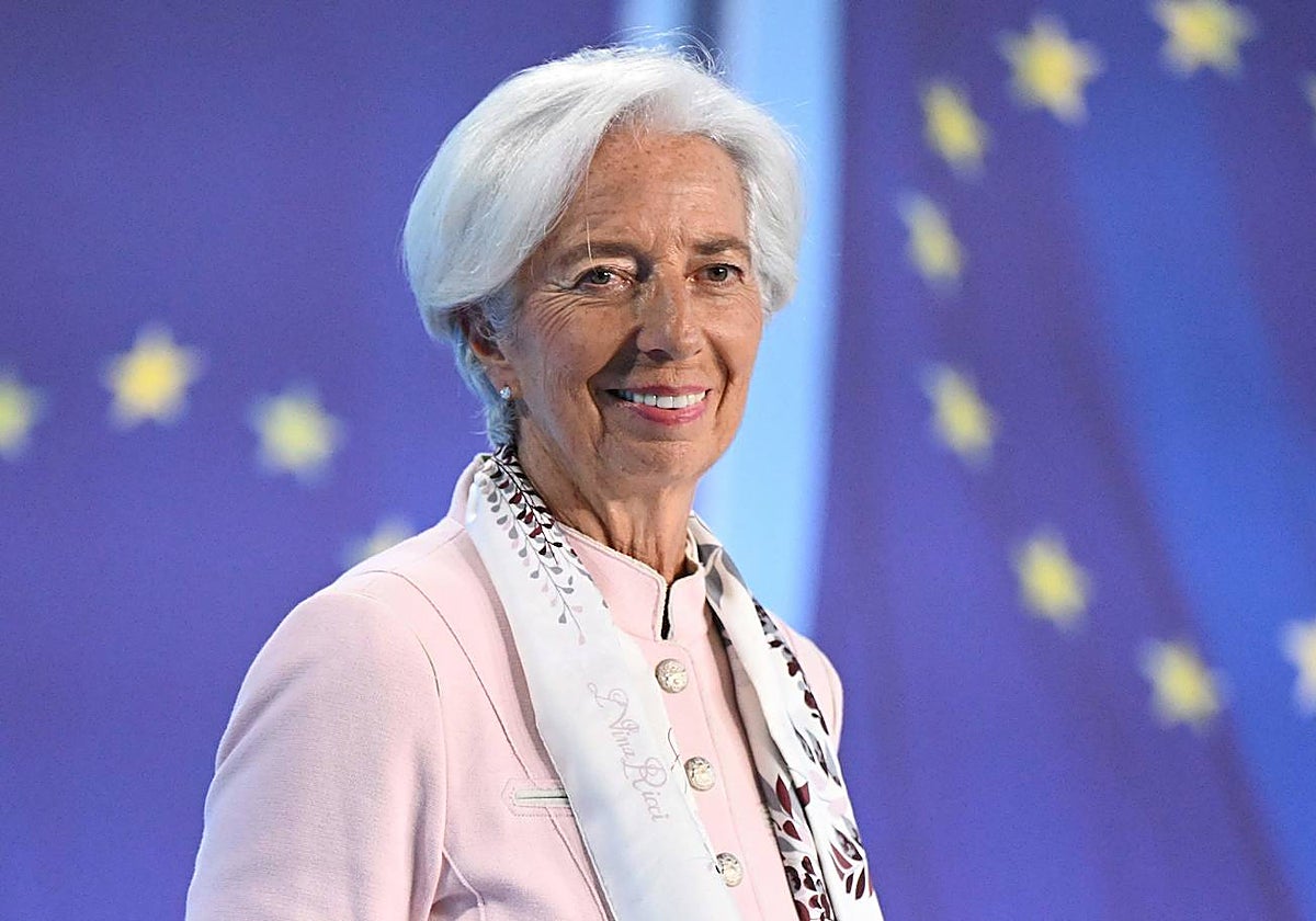 Christine Lagarde, presidenta del BCE