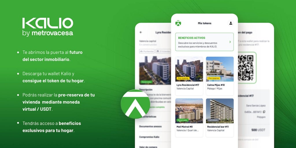 KALIO de Metrovacesa, el primer “wallet” inmobiliario para clientes con moneda virtual