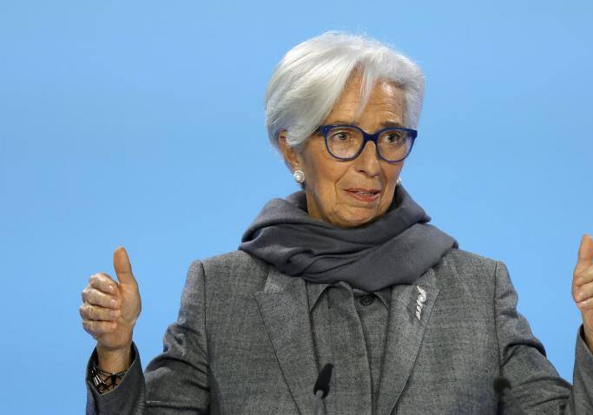 La presidenta del BCE, Christine Lagarde