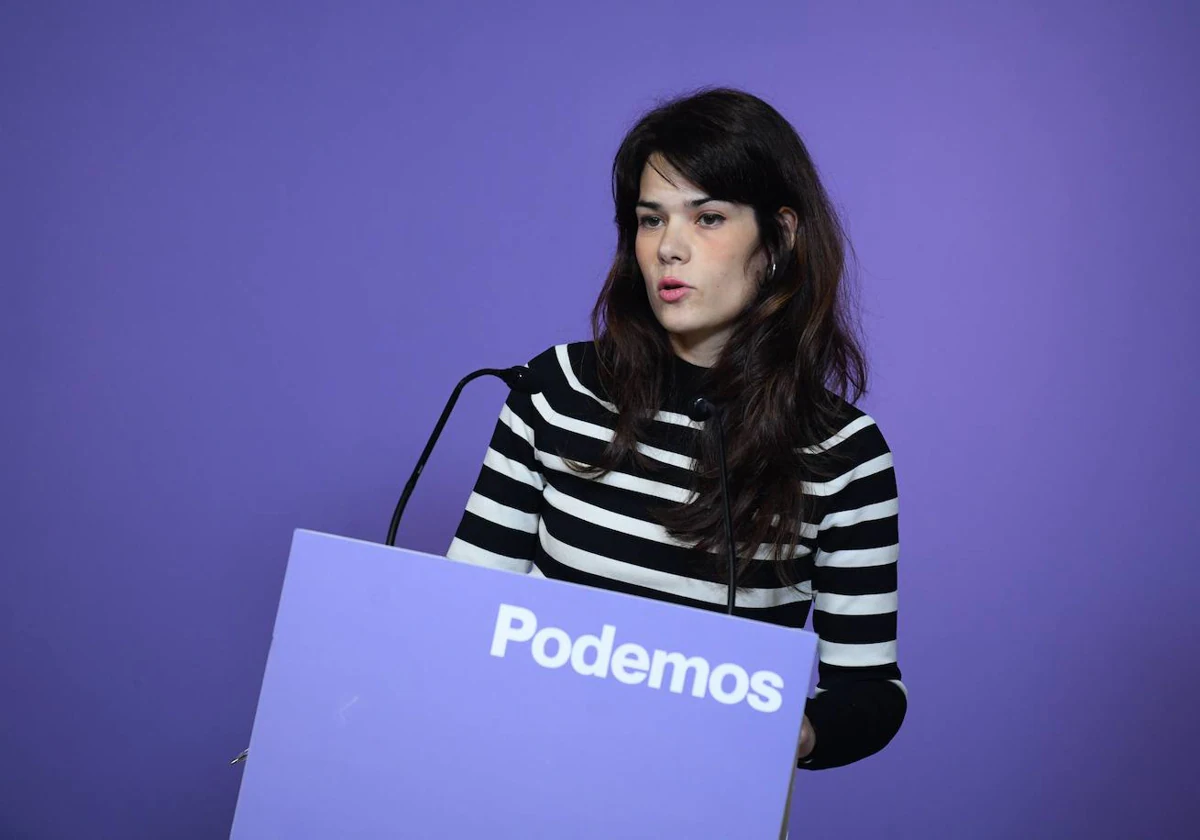 La portavoz de Podemos, Isa Serra
