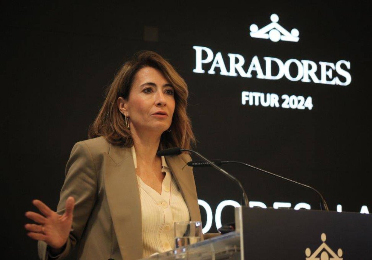 La presidenta de Paradores, Raquel Sánchez