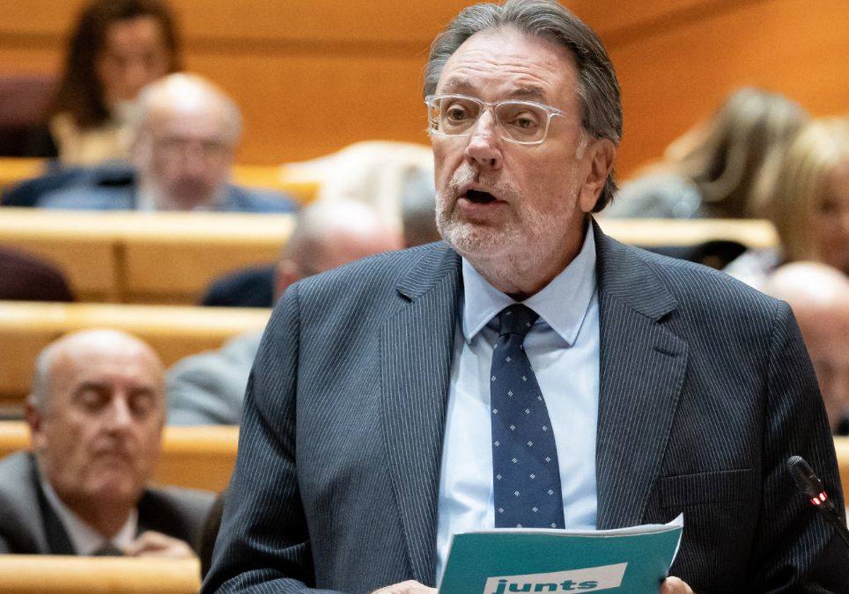 El senador de Junts, Josep Lluis Cleries