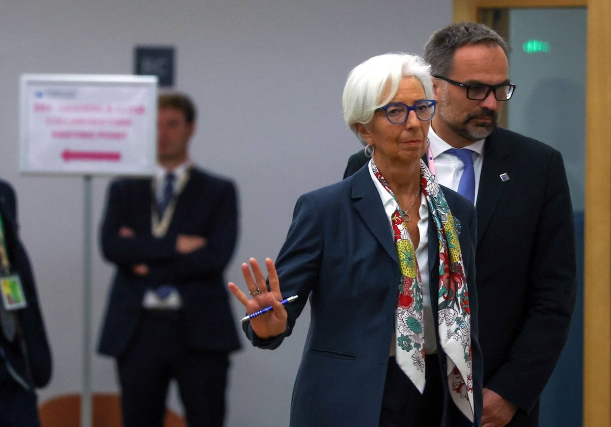 Christine Lagarde, presidenta del Banco Central Europeo