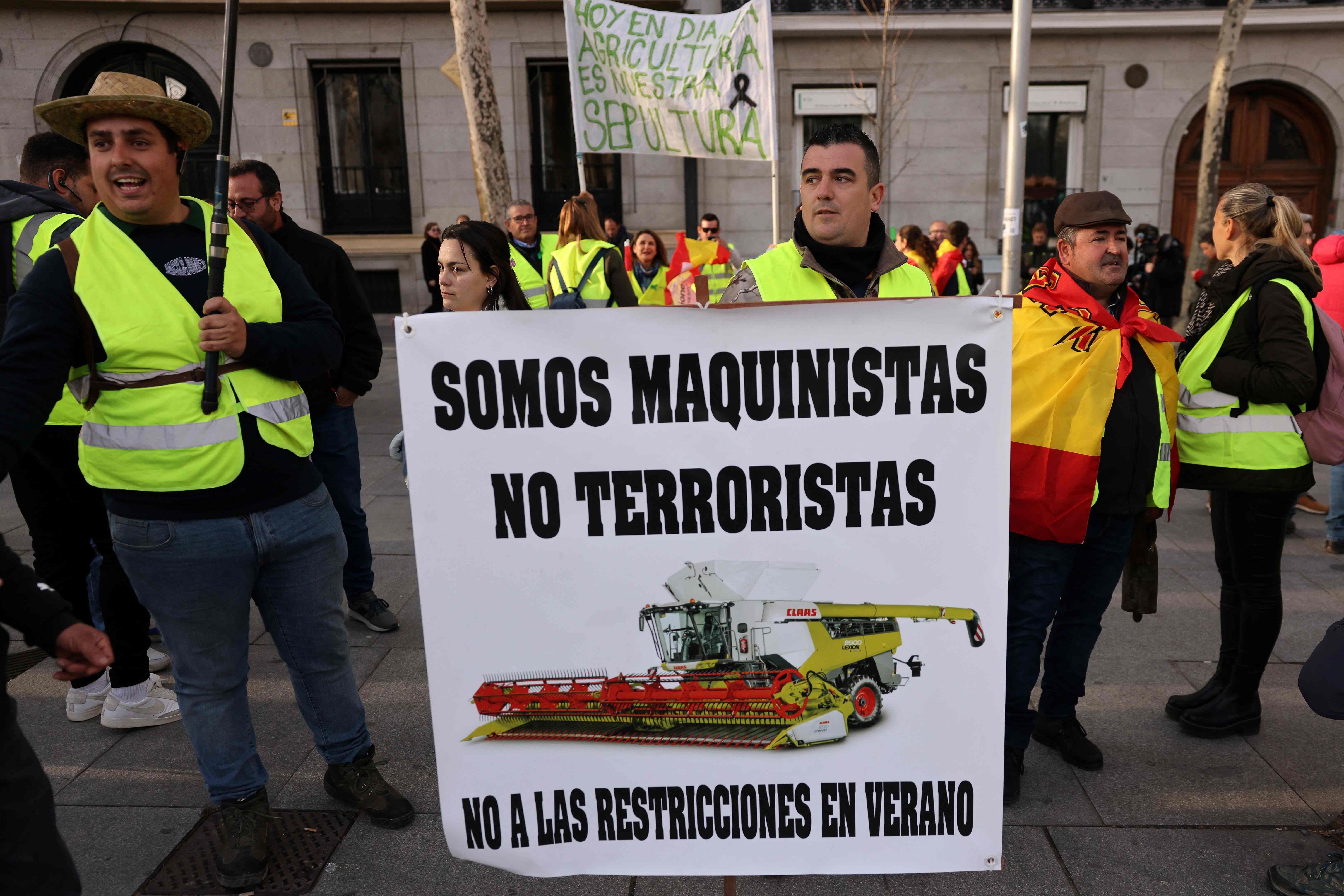 La tractorada de Madrid, en imágenes