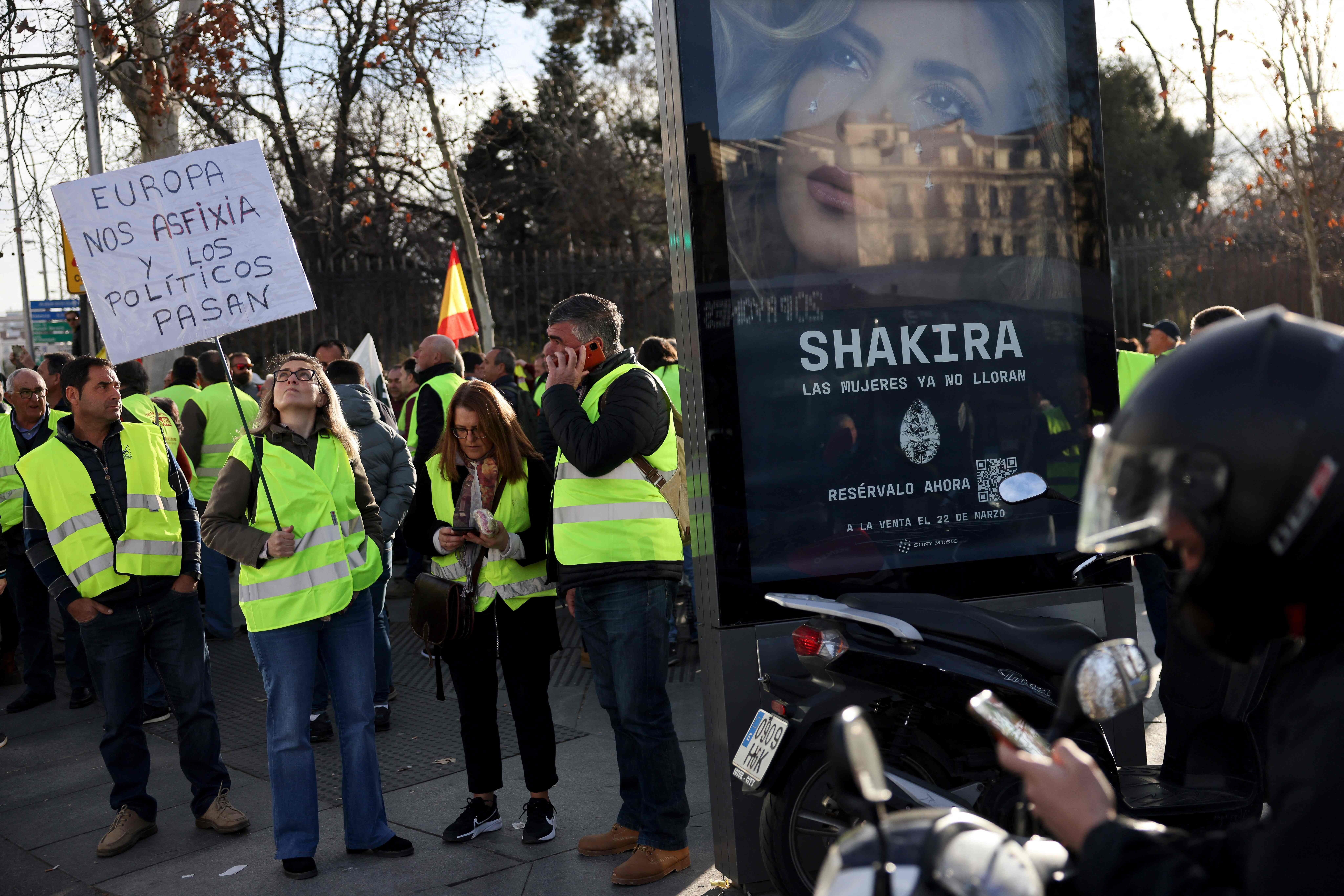 La tractorada de Madrid, en imágenes