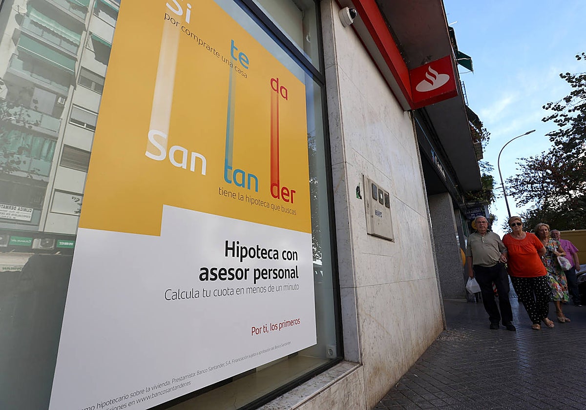 Una oficina de Banco Santander