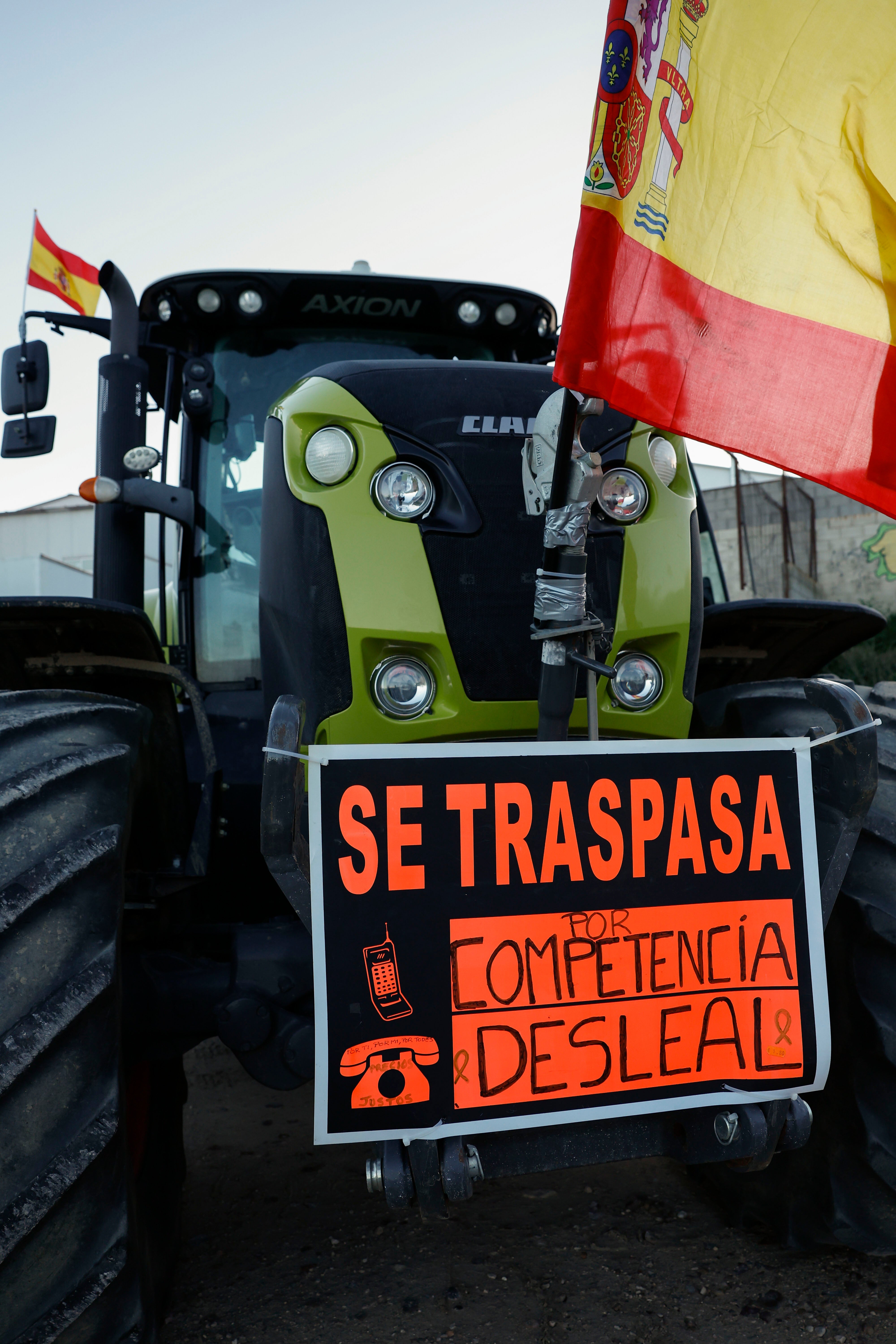 La tractorada de Madrid, en imágenes