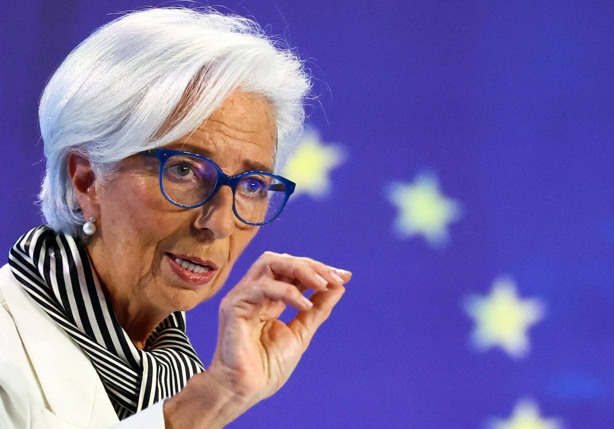 Christine Lagarde, presidenta del BCE