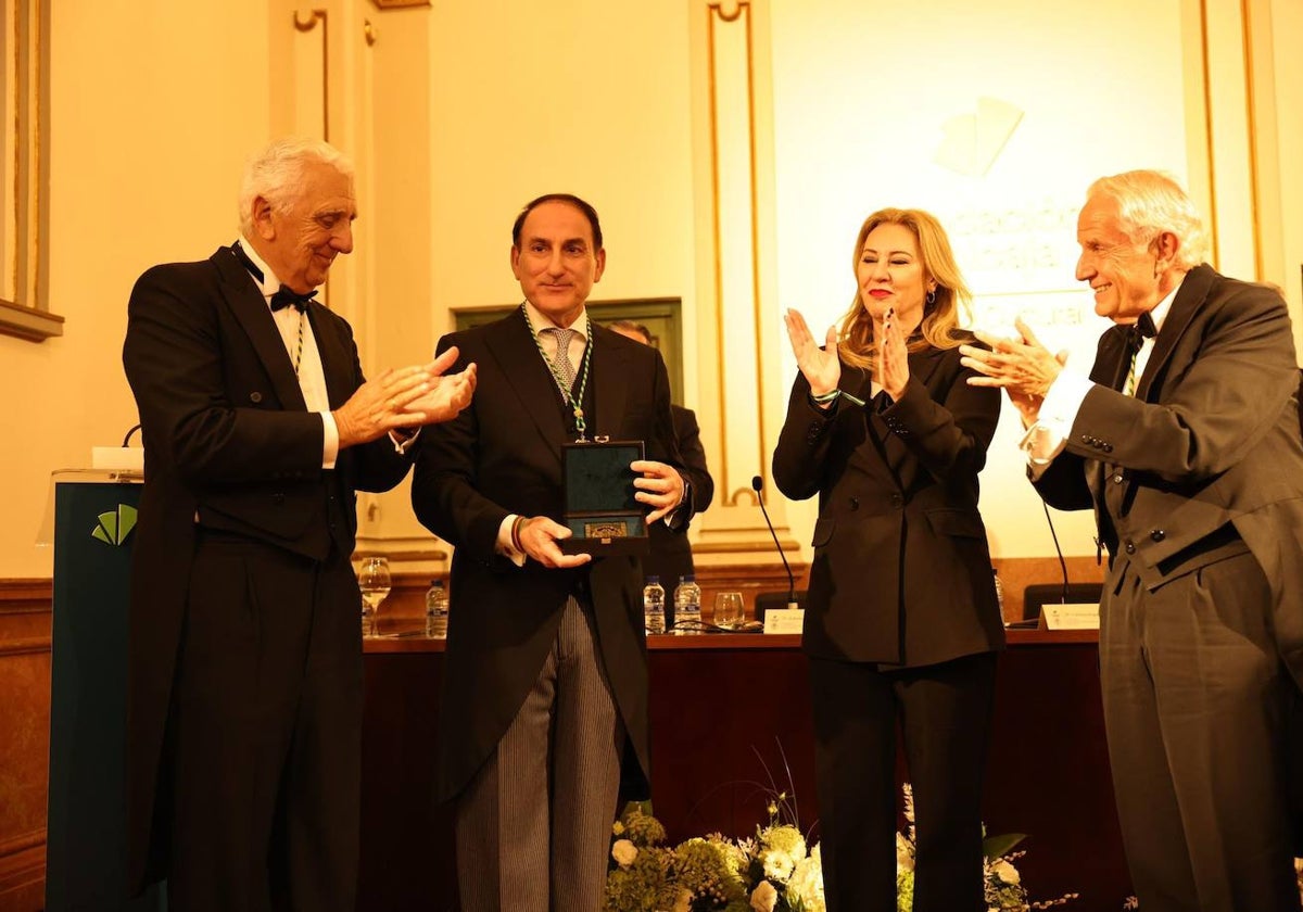 De izquierda a derecha, Santiago Herrero, Javier González de Lara, Carolina España y Antonio Pascual