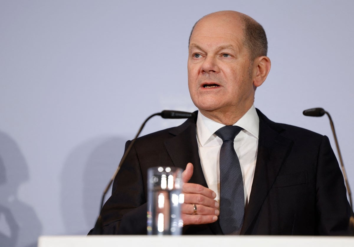 El canciller alemán, Olaf Scholz