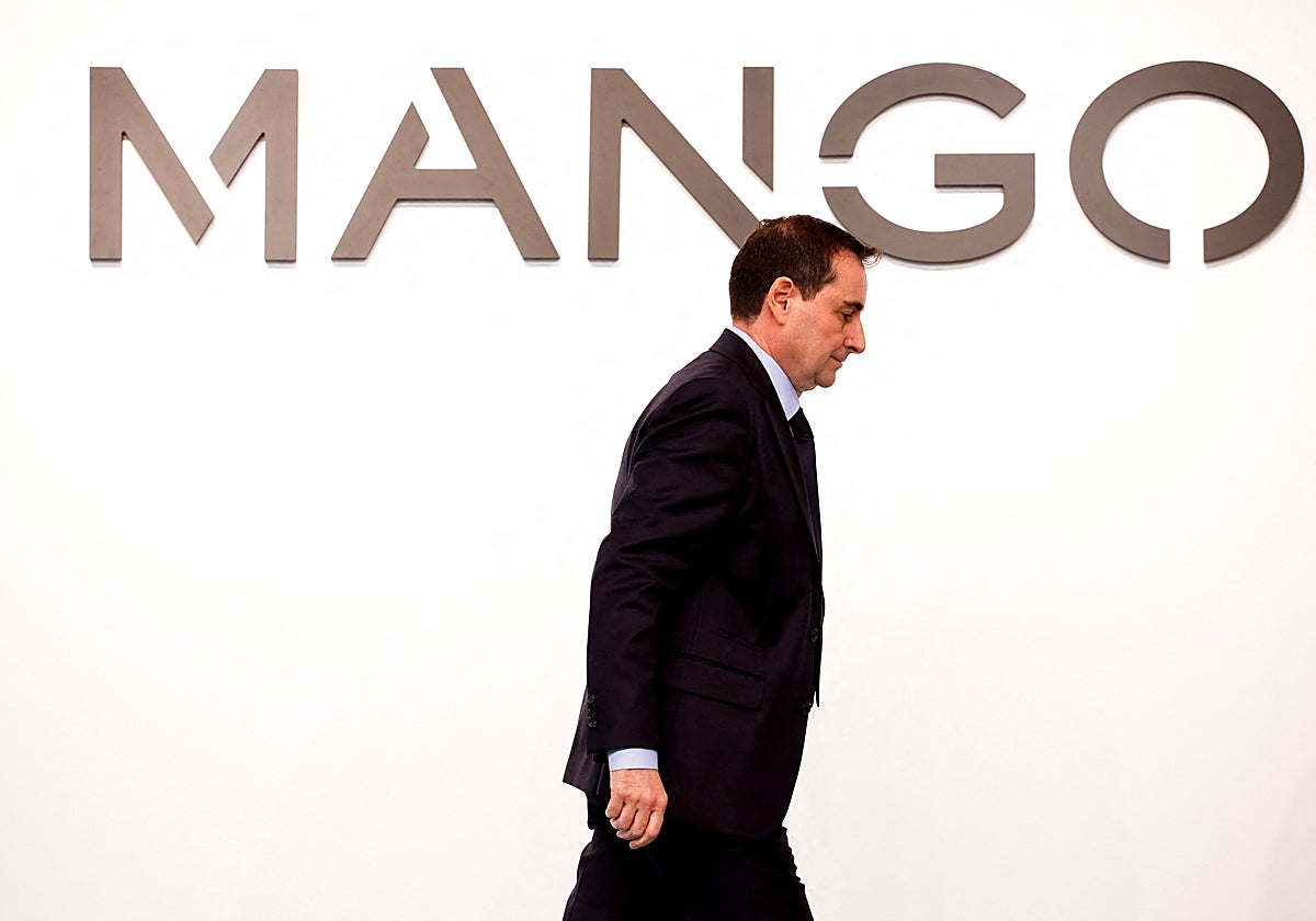 El CEO de Mango, Toni Ruiz, llega a la presentación de resultados de la compañía