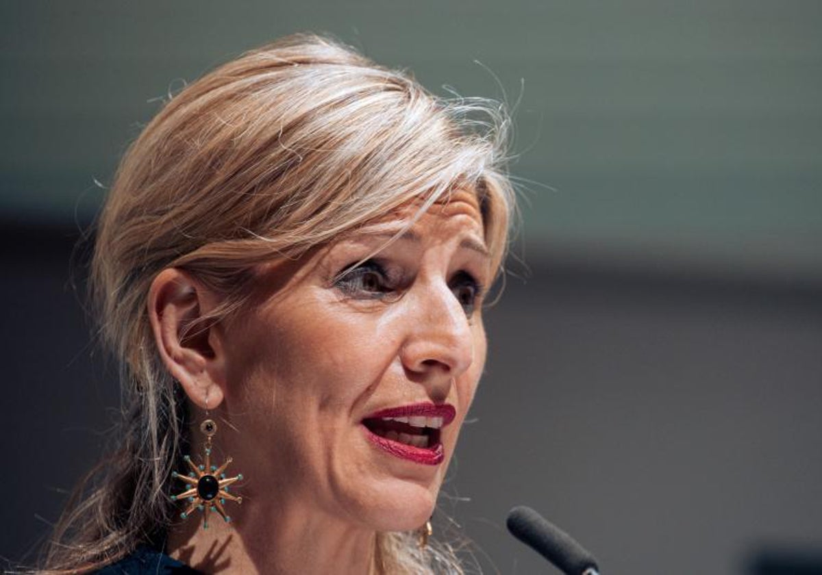 La vicepresidenta segunda del Gobierno y ministra de Trabajo, Yolanda Díaz