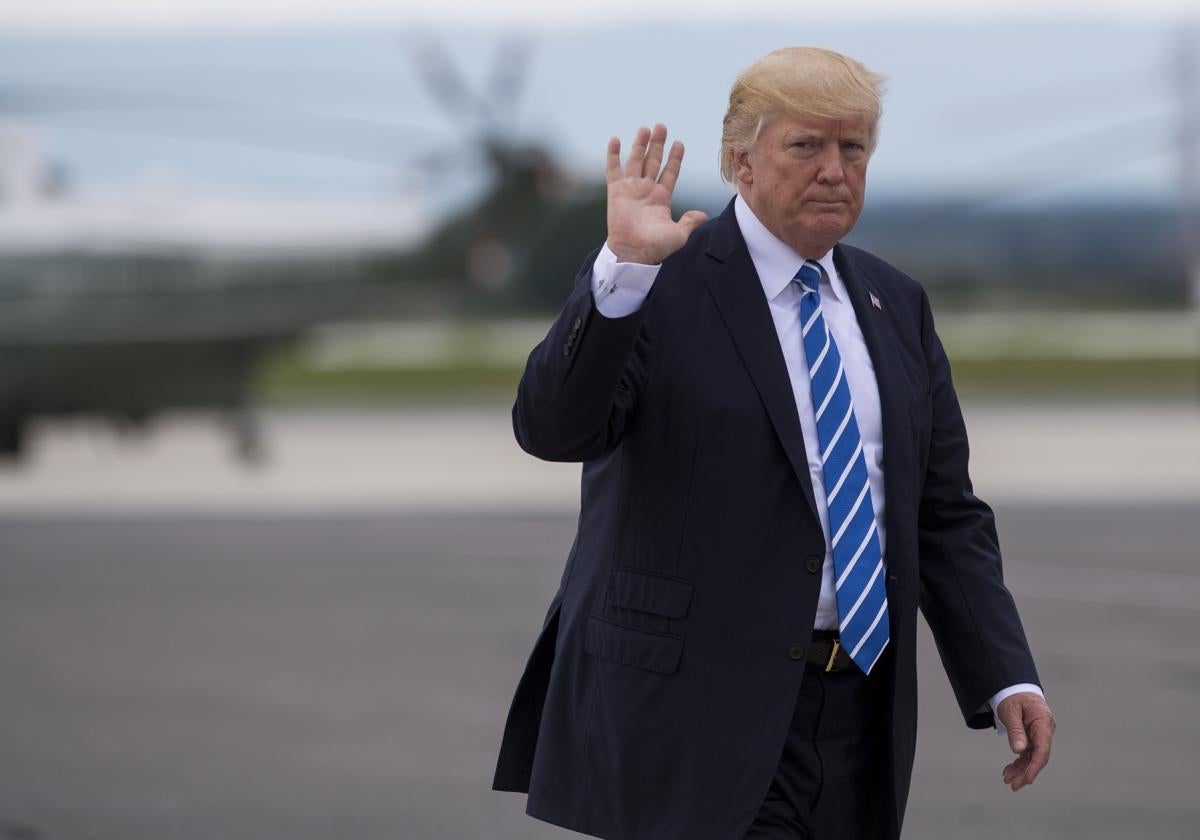 El expresidente de EE.UU., Donald Trump, en una imagen de archivo
