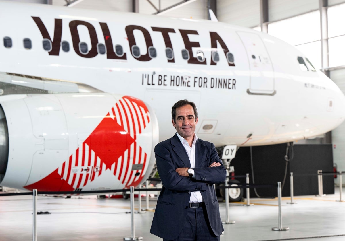 El consejero delegado de Volotea, Carlos Muñoz