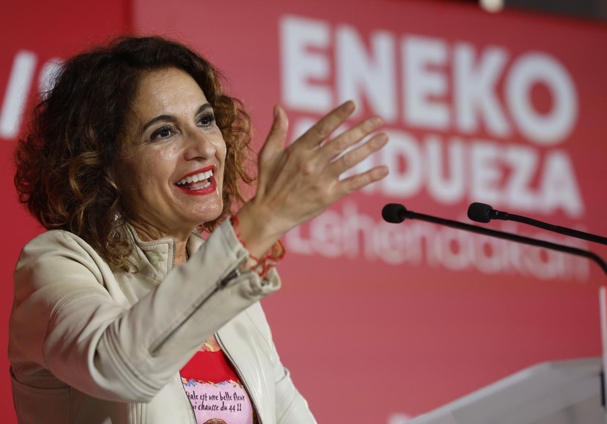 La vicepresidenta primera, María Jesús Montero