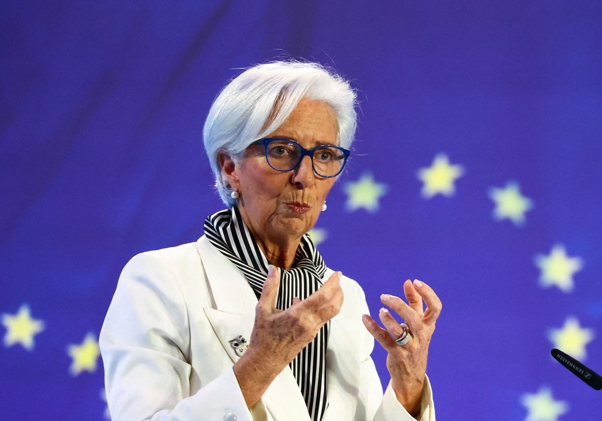 Christine Lagarde, presidenta del BCE