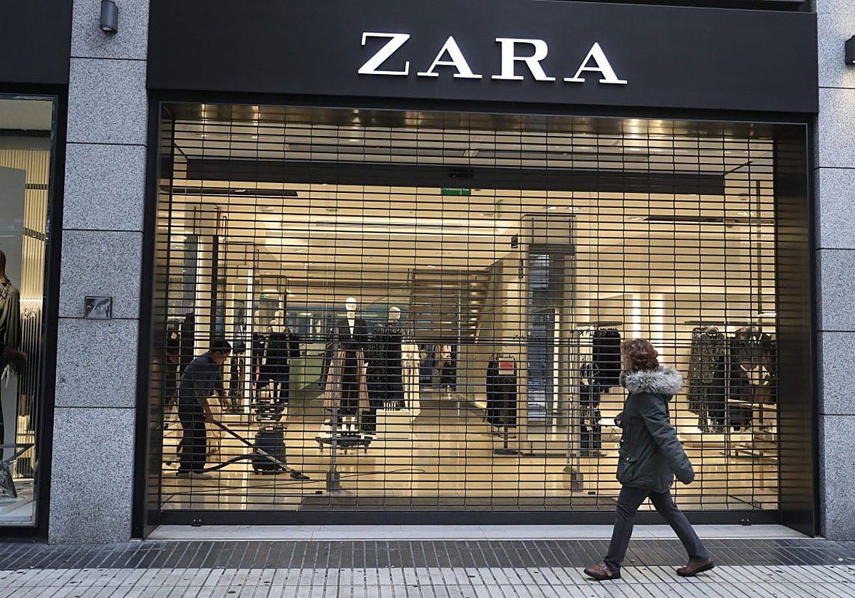 Una tienda de Zara, del grupo Inditex