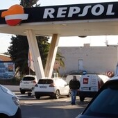 Gasolinera de Repsol, imagen de archivo