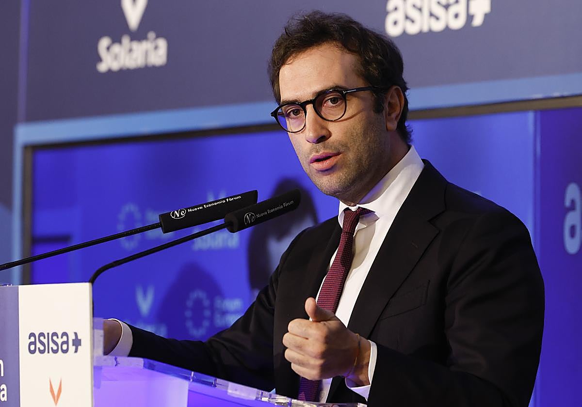 El ministro de Economía, Comercio y Empresa, Carlos Cuerpo