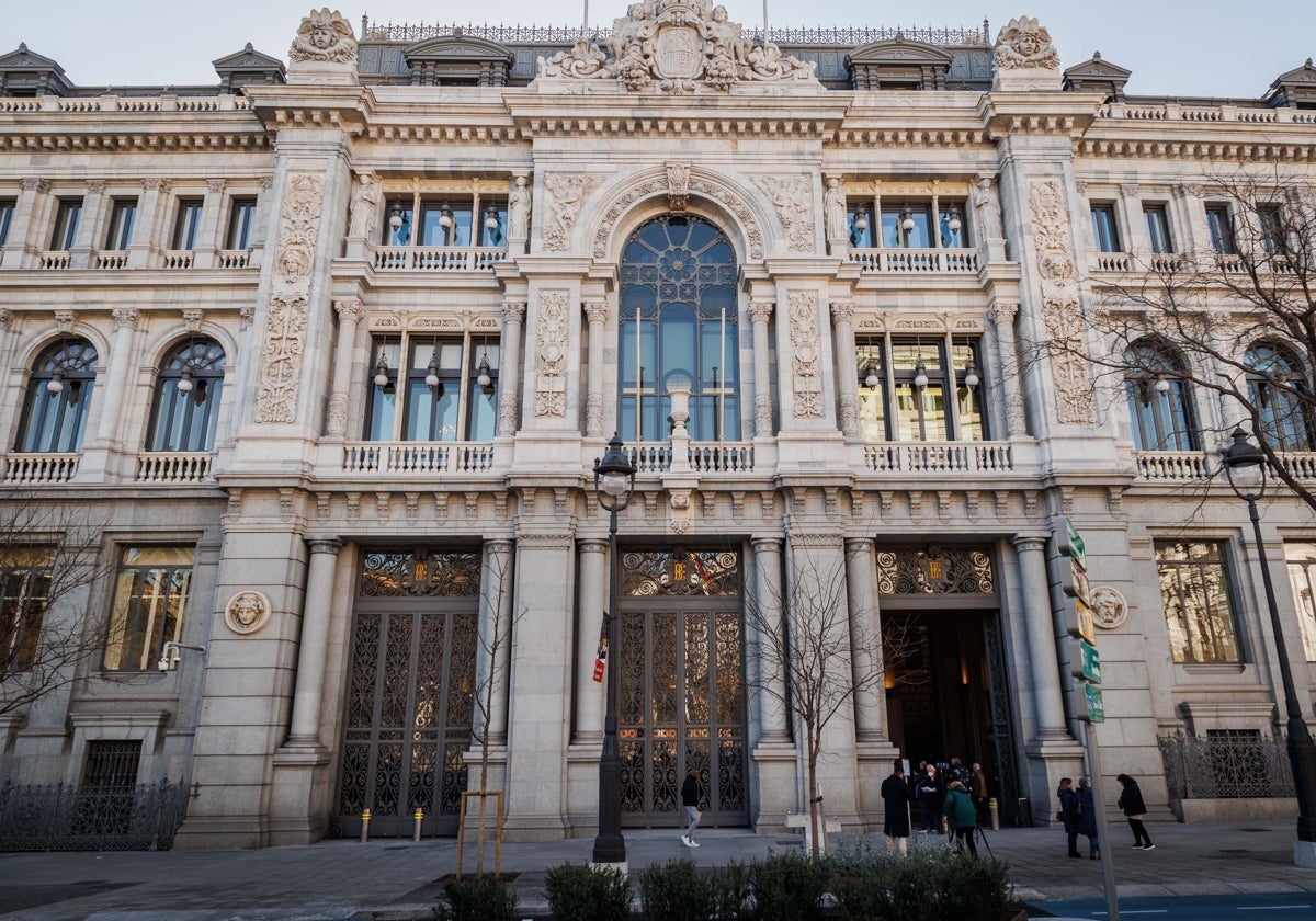 Exterior del Banco de España