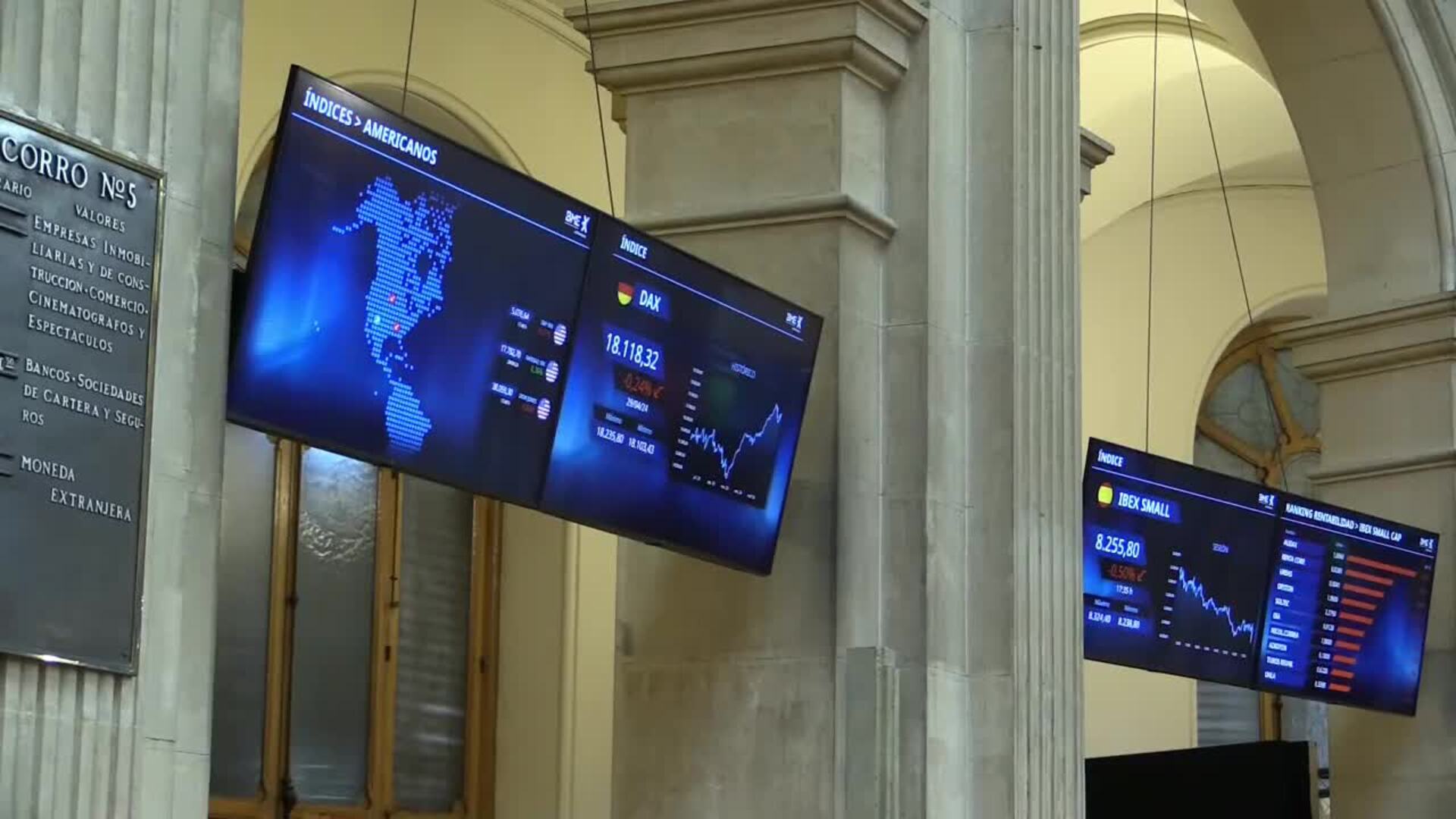 La Bolsa cae el 2,22% lastrada por los grandes bancos y pierde la cota de 10.900 puntos