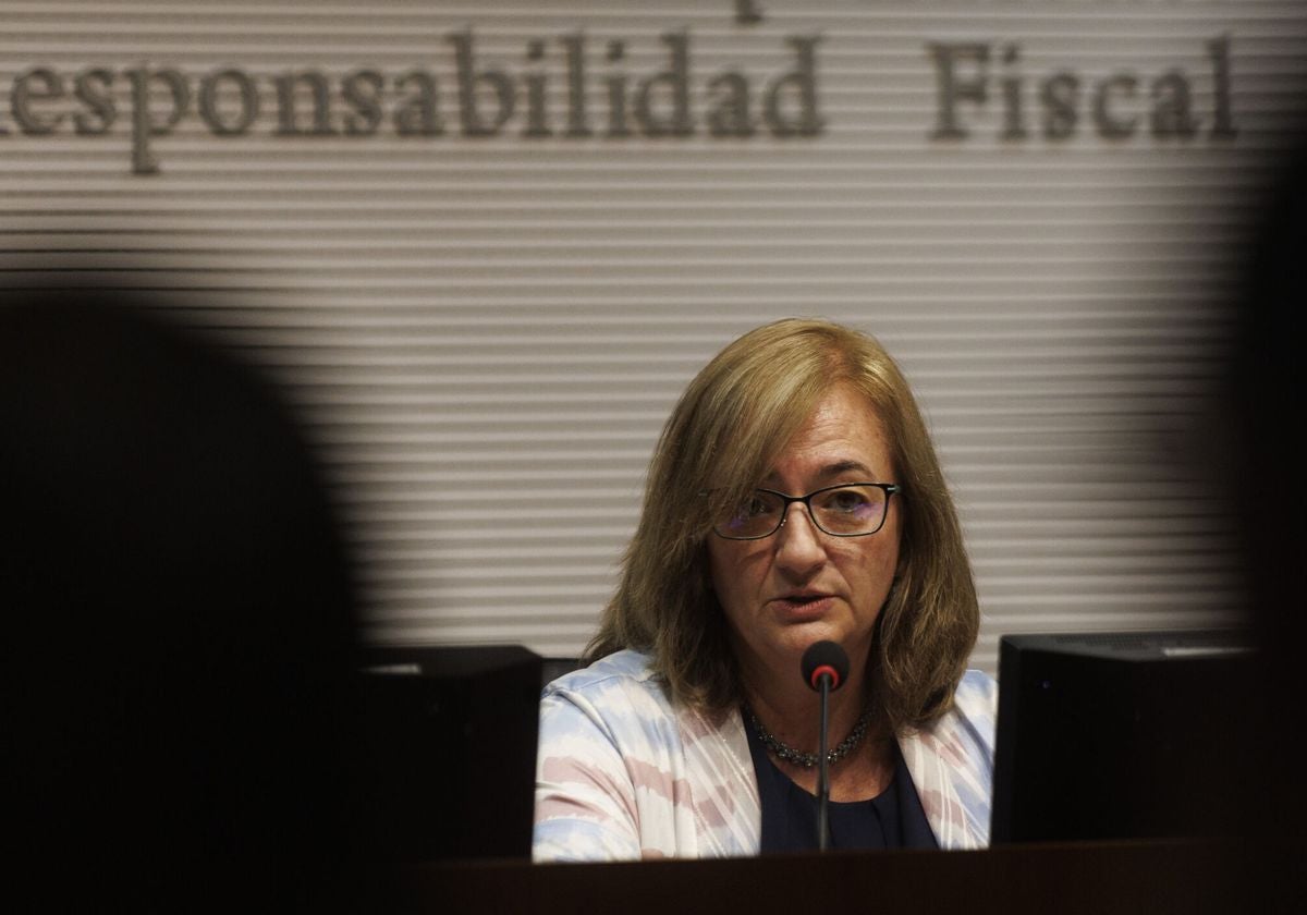 La presidenta de la Autoridad Independiente de Responsabilidad Fiscal, Cristina Herrero