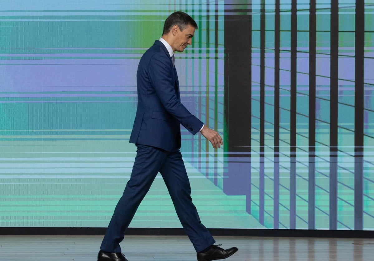 El presidente del Gobierno, Pedro Sánchez