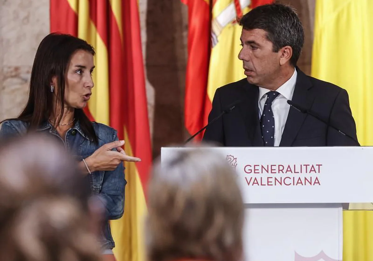 El presidente y la titular de Hacienda de la Comunidad Valenciana, una de la CC.AA. que ha bajado Sucesiones