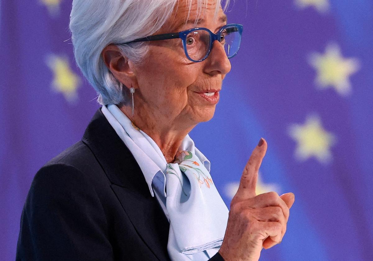 La presidenta del BCE, Christine Lagarde