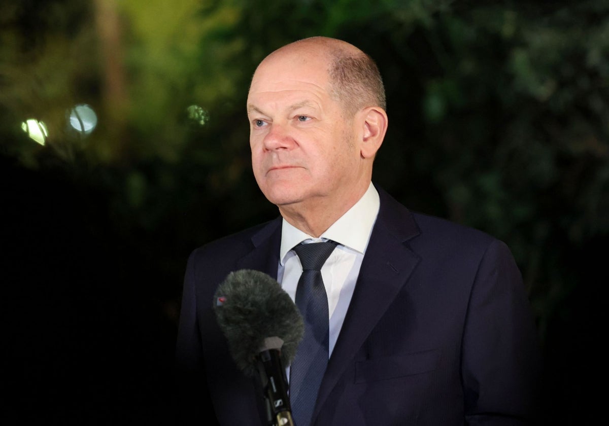 El canciller de Alemania, Olaf Scholz