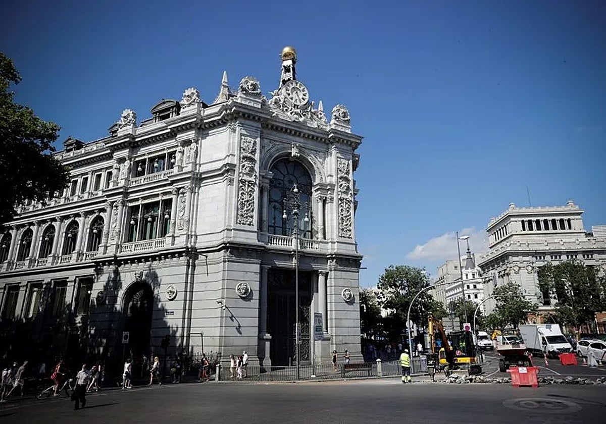 La fachada del Banco de España