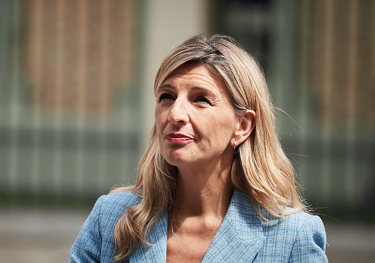 La vicepresidenta del Gobierno y ministra de Trabajo, Yolanda Díaz