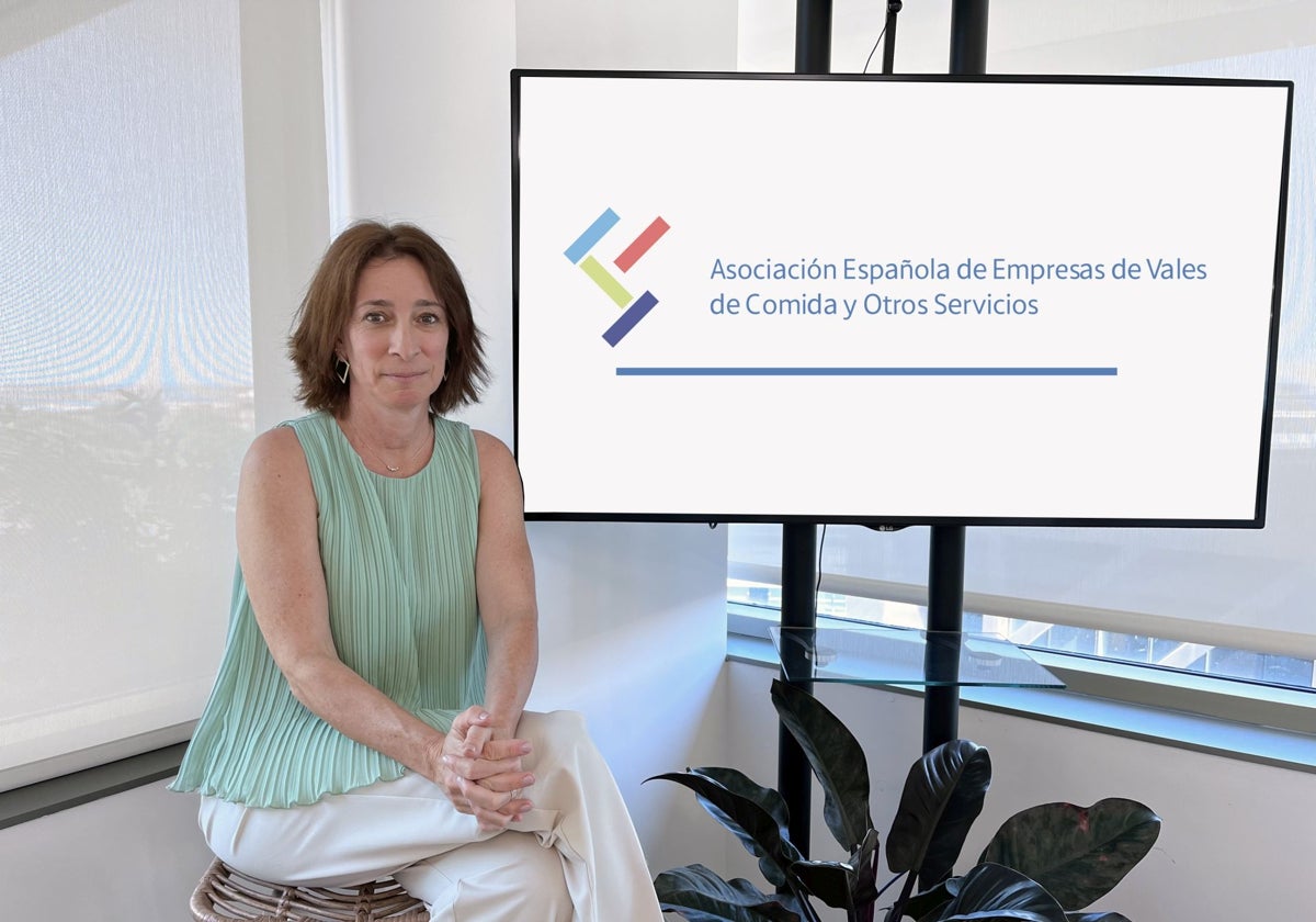 La CEO de Pluxee en España y presidenta de Aeevcos, Elena Celda