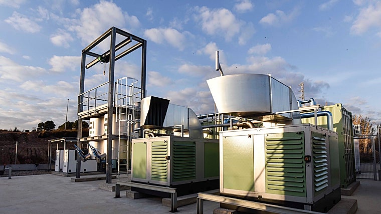 La planta Elena, en Cerdanyola del Vallès (Barcelona), produce biometano a partir de residuos sólidos municipales