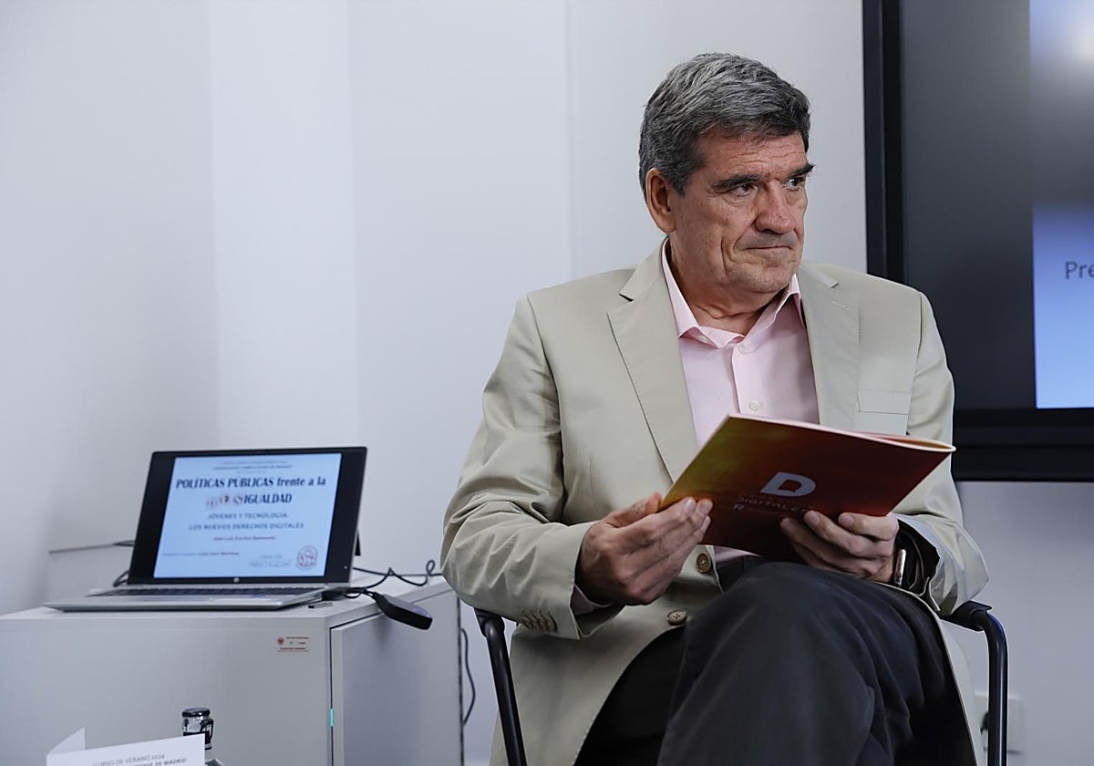 El ministro de Transformación Digital y Función Pública, José Luis Escrivá