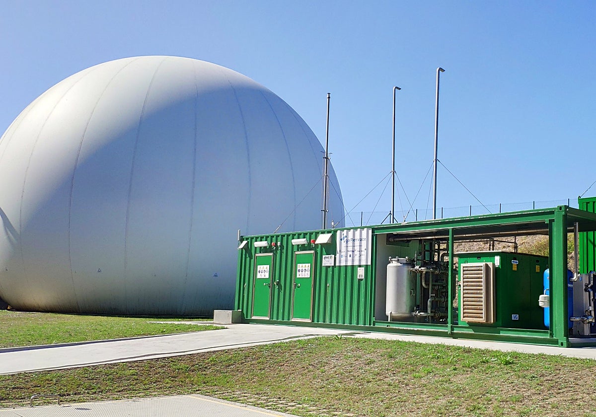 Edar de Bens (A Coruña), produce biometano procedente de aguas residuales