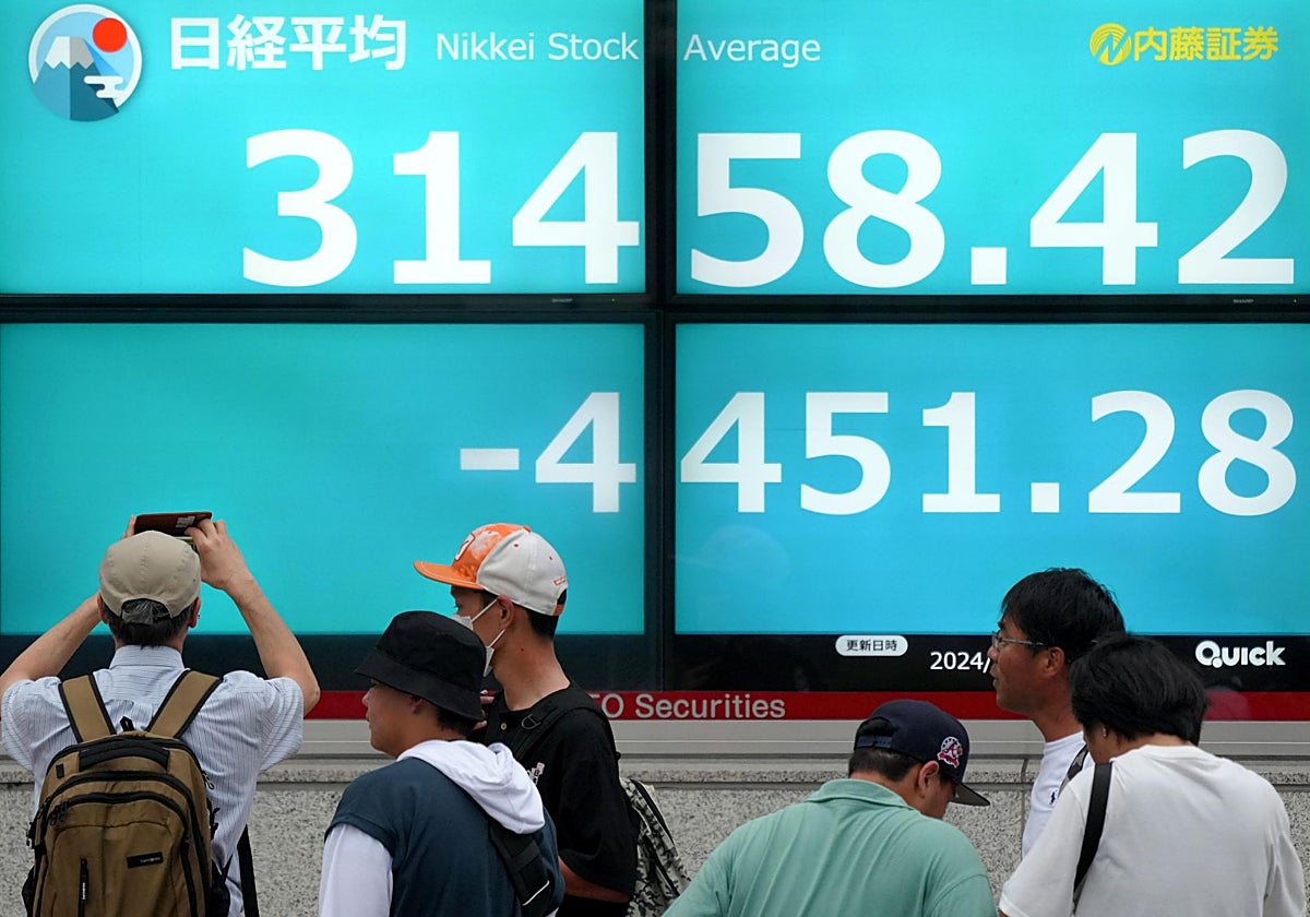 ¿Qué está pasando en las Bolsas? El efecto contagio por el miedo a la recesión en EE.UU. deriva en un &#039;lunes negro&#039;