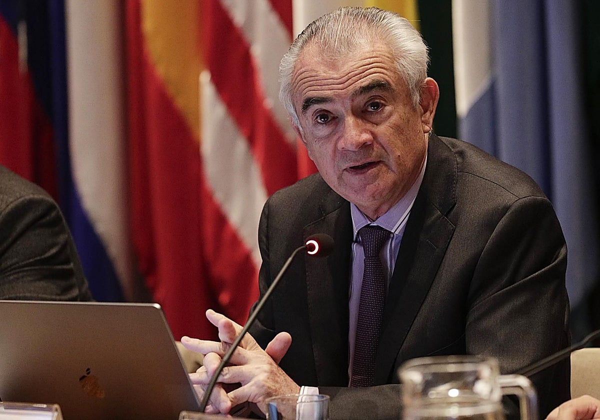 José Manuel Salazar-Xirinachs durante el lanzamiento del informe anual de la Cepal, ayer